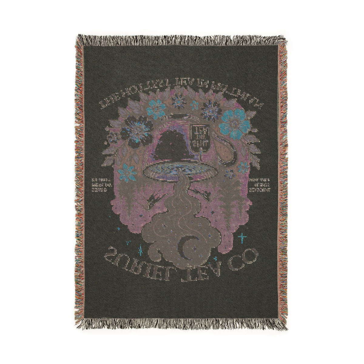 Mystic Tea Co. Woven Throw Blanket