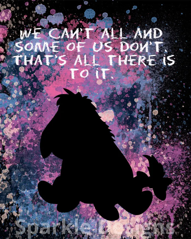 We can't all