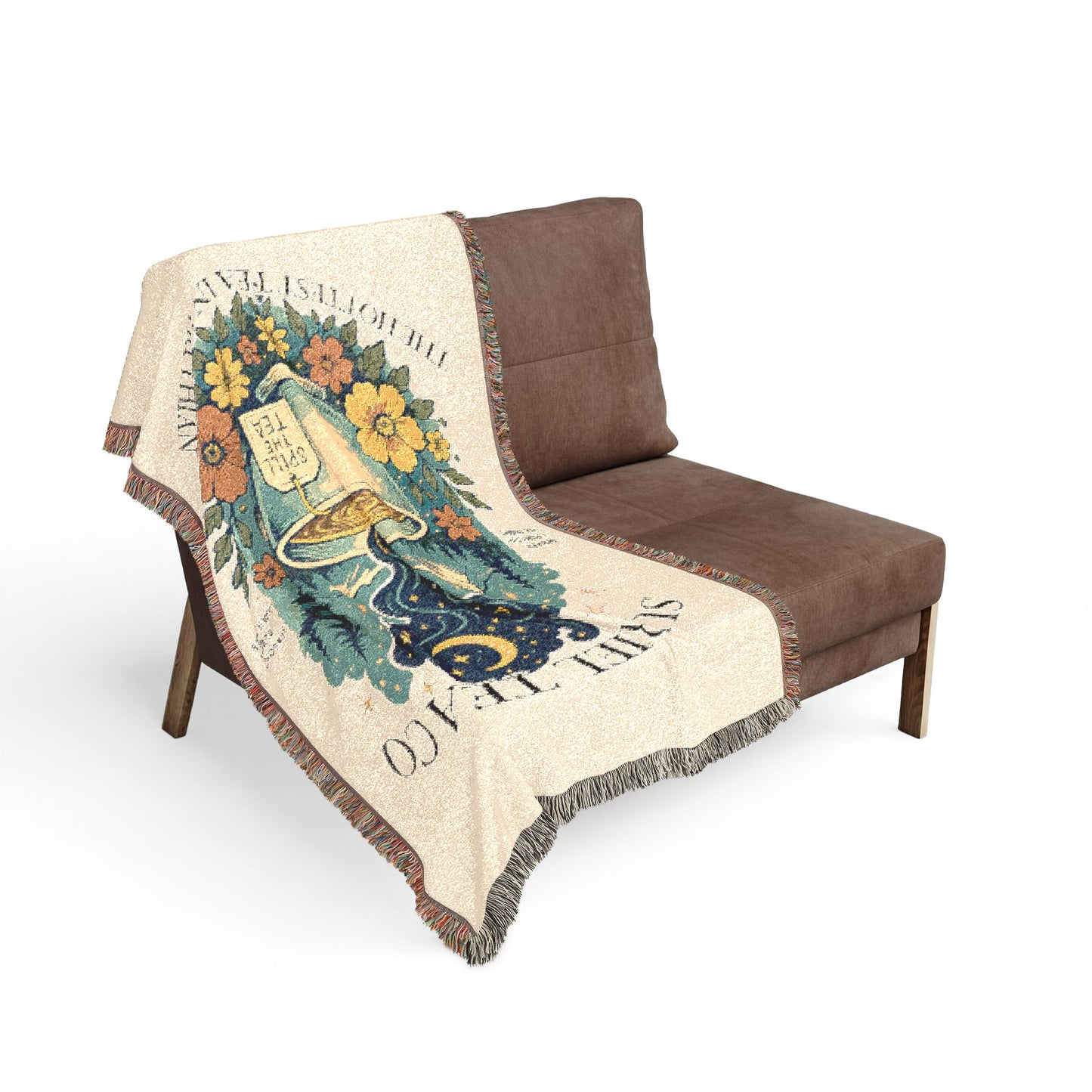 Mystic Tea Co. Woven Throw Blanket