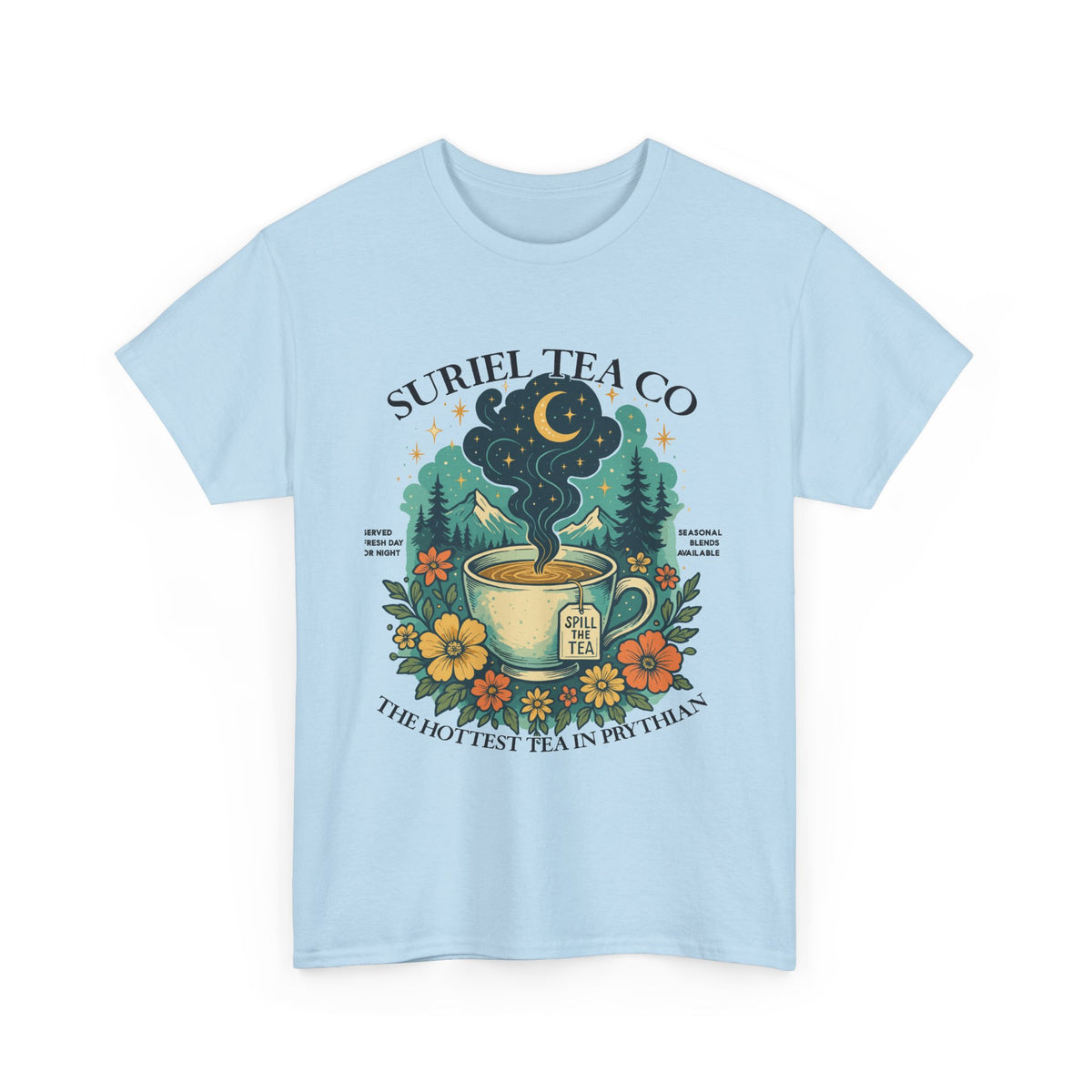 Suriel Tea Co. Vintage Tea Cup T-Shirt Graphic Tee