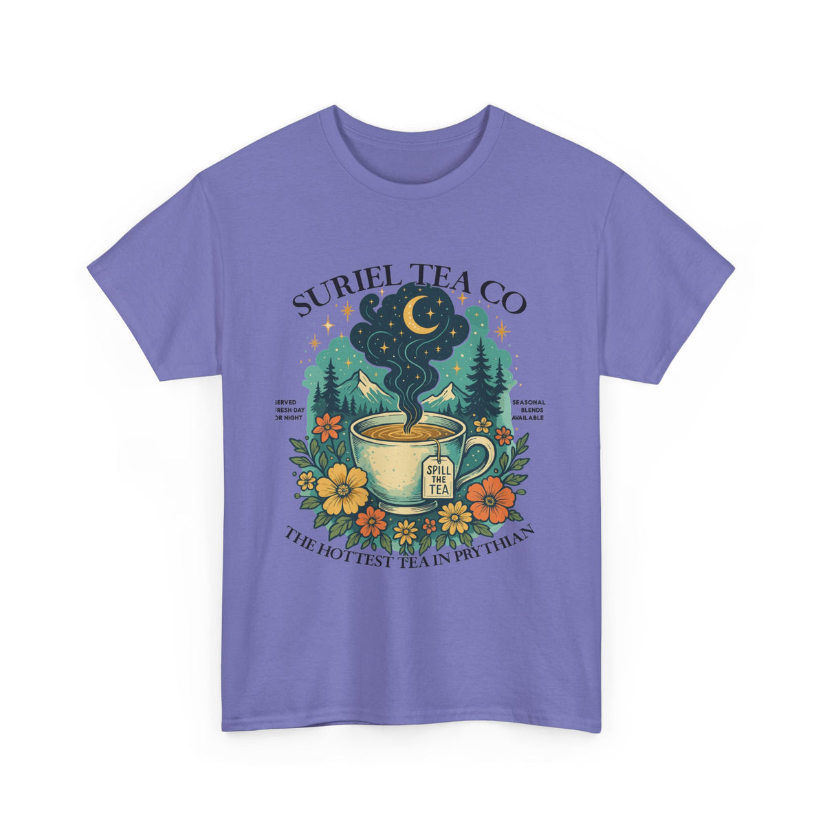 Suriel Tea Co. Vintage Tea Cup T-Shirt Graphic Tee