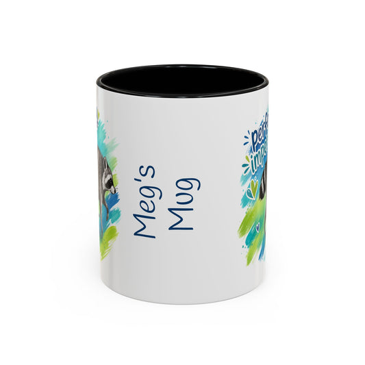 Perfectly Imperfect Raccoon Accent Coffee Mug (Personalizable) - 11/15oz