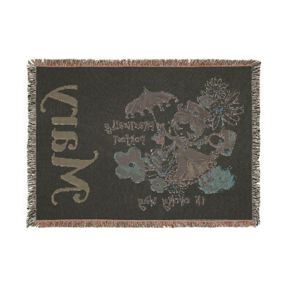 Personalized Woven Name Blanket: Practically Perfect in Every Way Cute Design