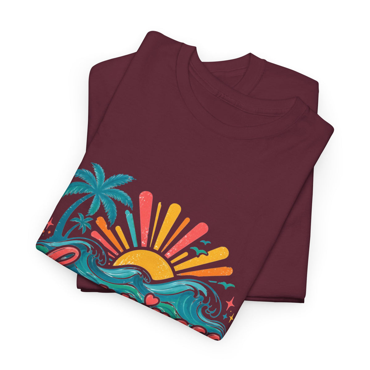 Happiness Comes in Waves T-Shirt — Beachy Summer Graphic Tee