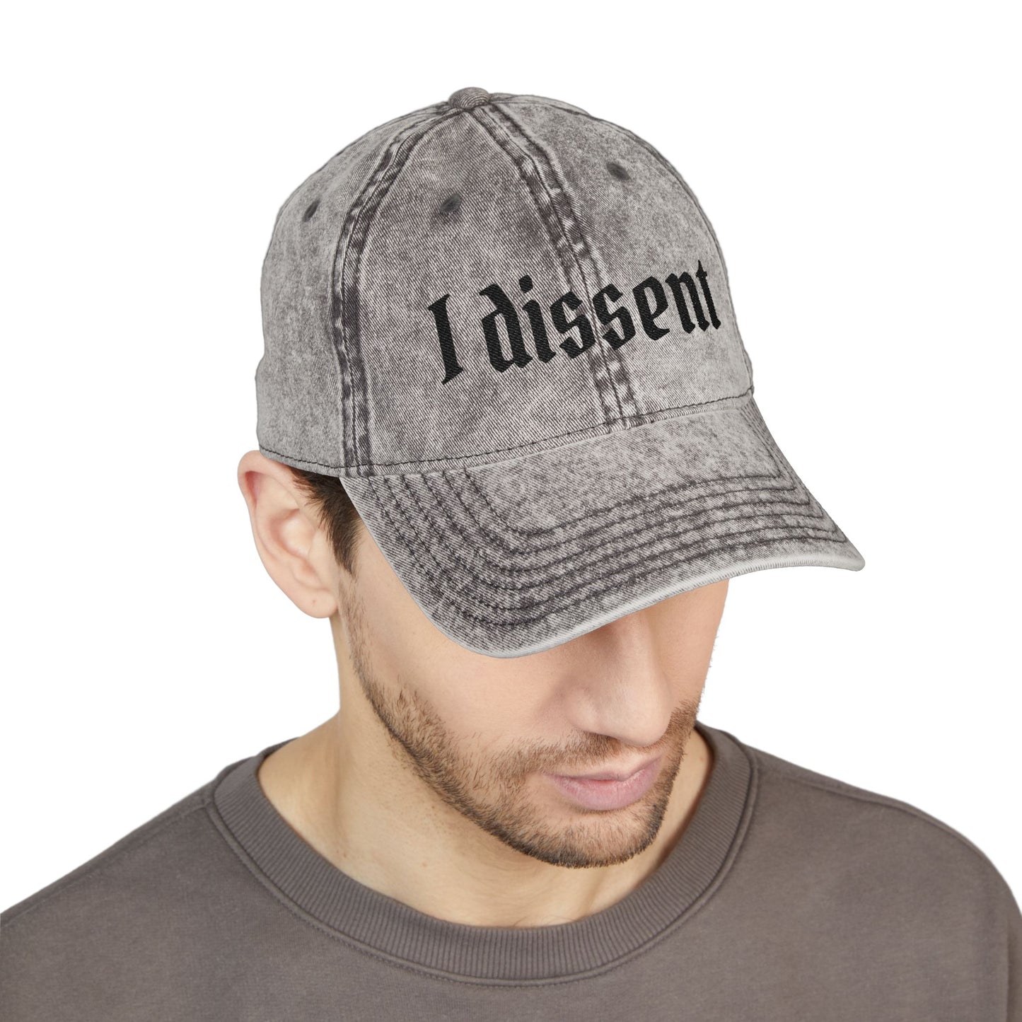 Embroidered 'I Dissent' Vintage Cap