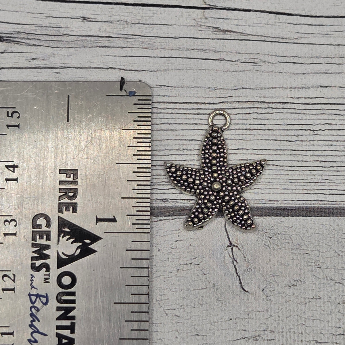 silver starfish - lot of 10