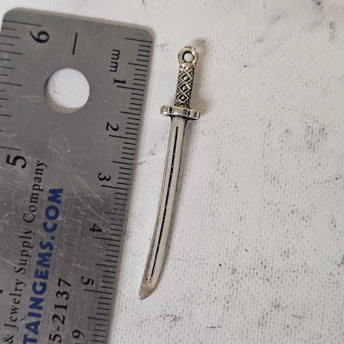 Sword Charm curved - lot of 5