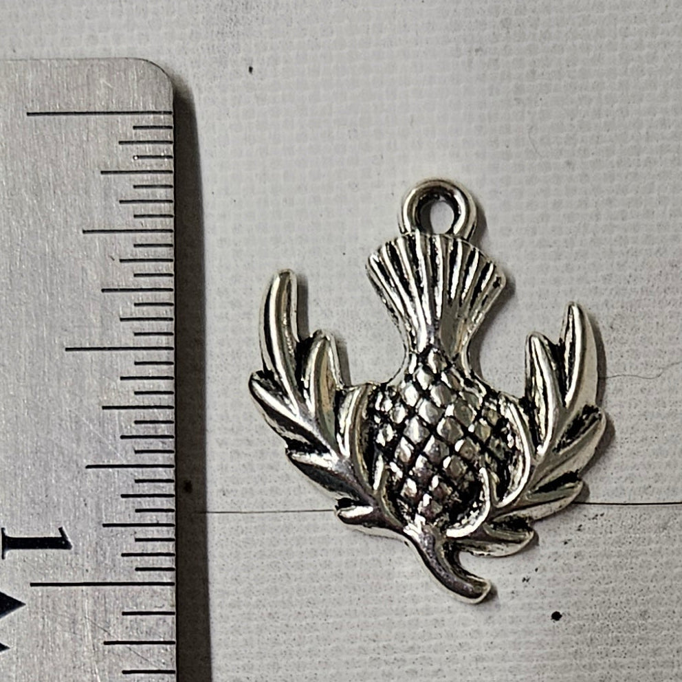 Thistle charm - lot of 5