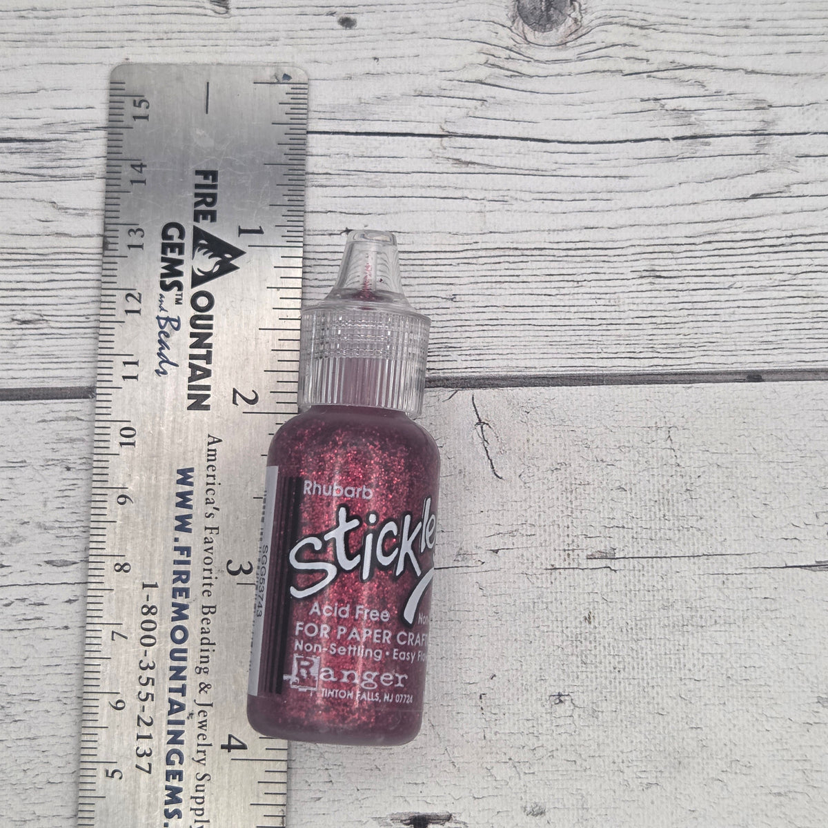 Stickles glitter glue - Rhubarb