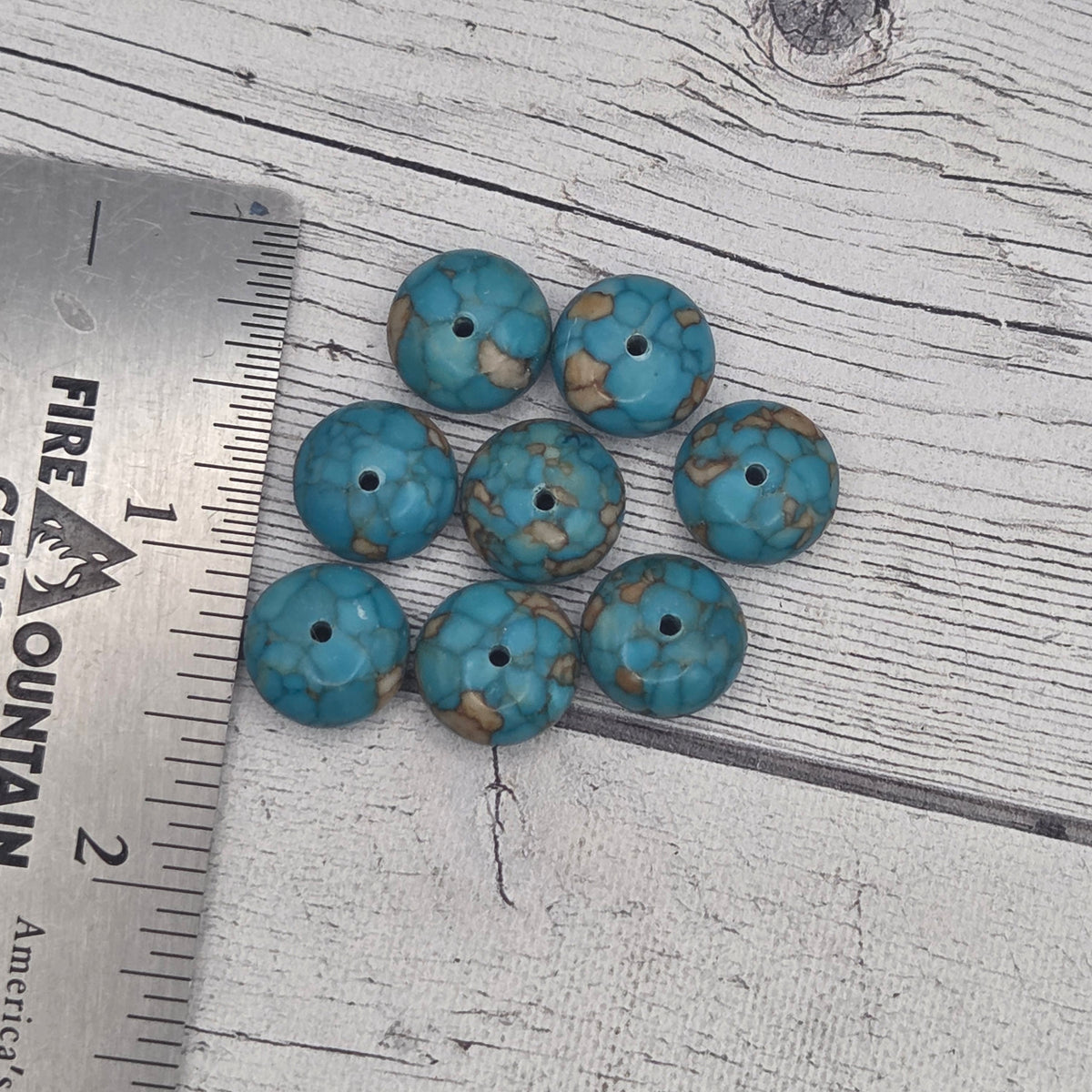 large beads - turquoise color