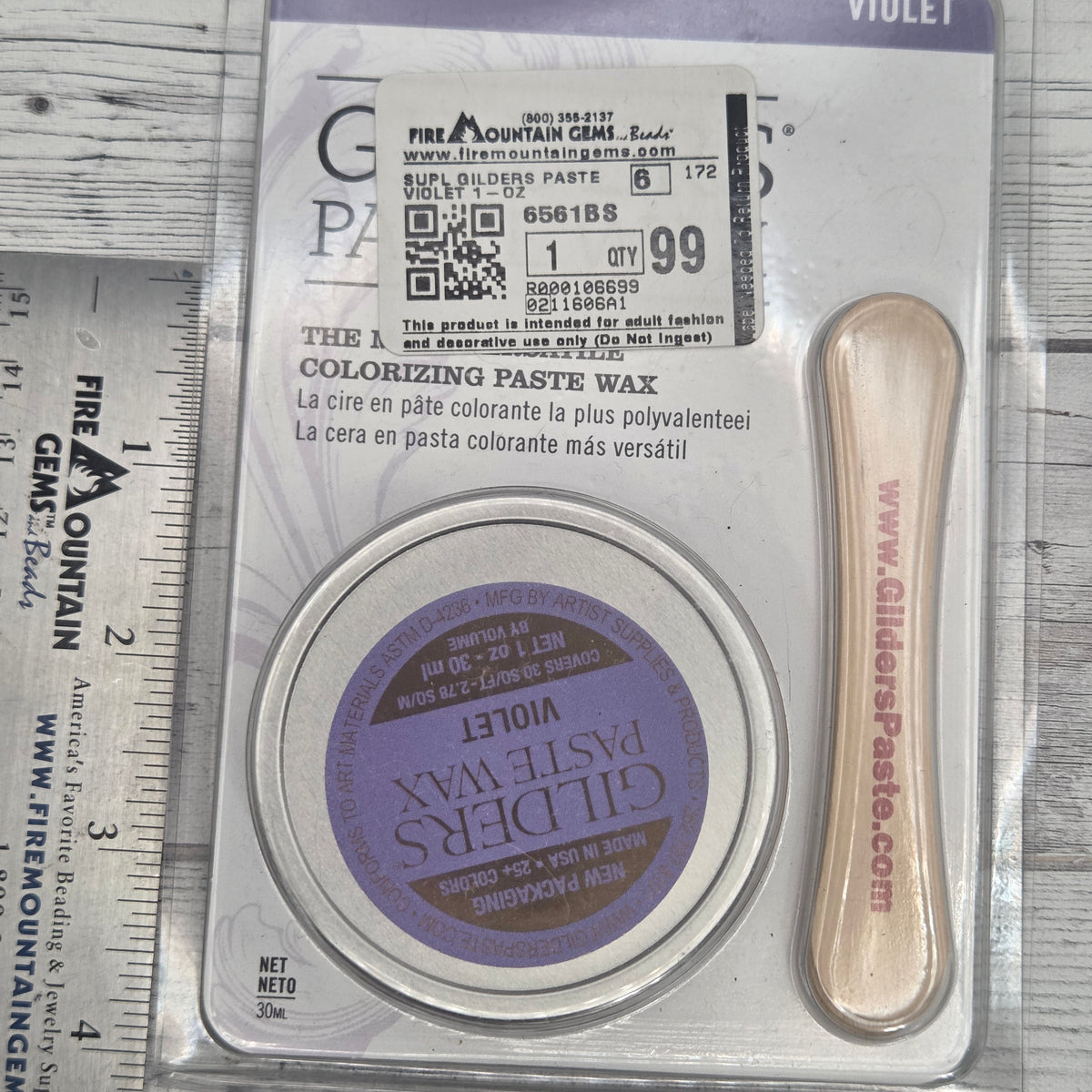Unopened Guilder's paste - Violet color