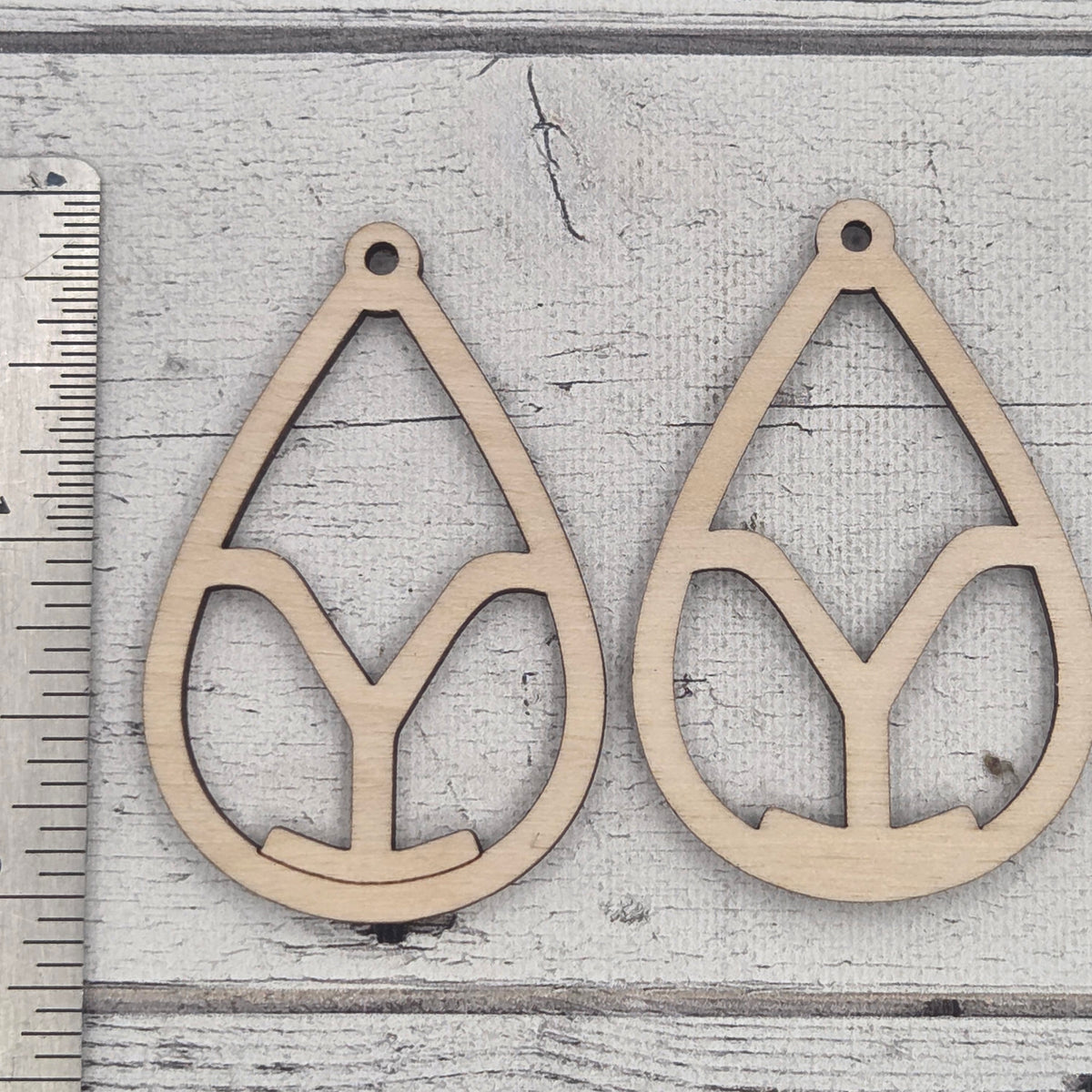 Yellowstone - Laser cut earring pair