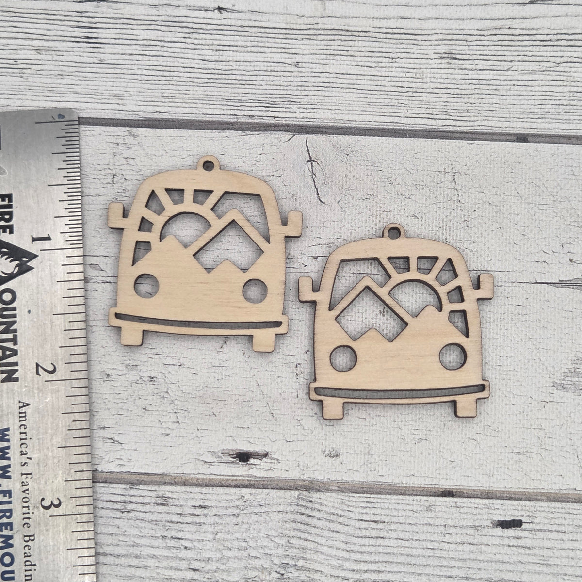 Van - Laser cut earring pair