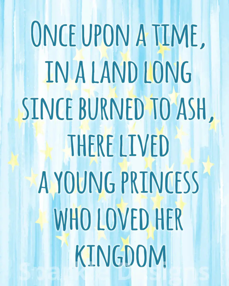 Once upon a time in a land