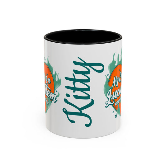 Accent Coffee Mug — "My Energy Is a Luxury Item" Heart Design