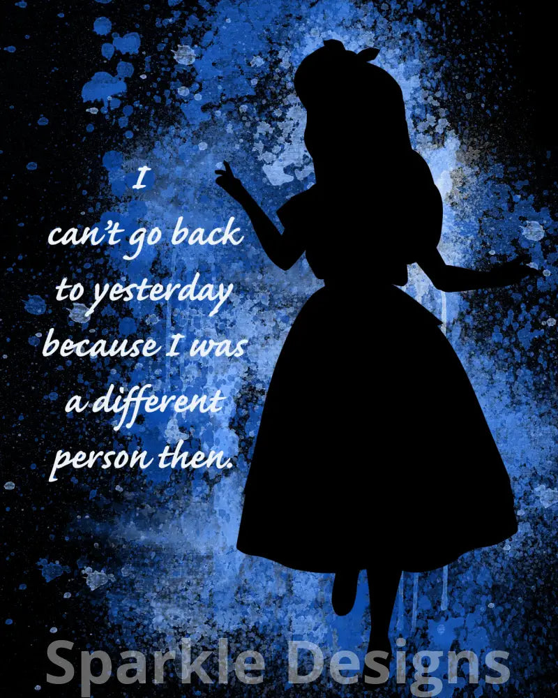 I can't go back to yesterday