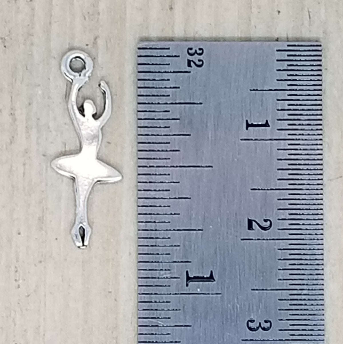 Ballerina Silhouette Charm - lot of 10