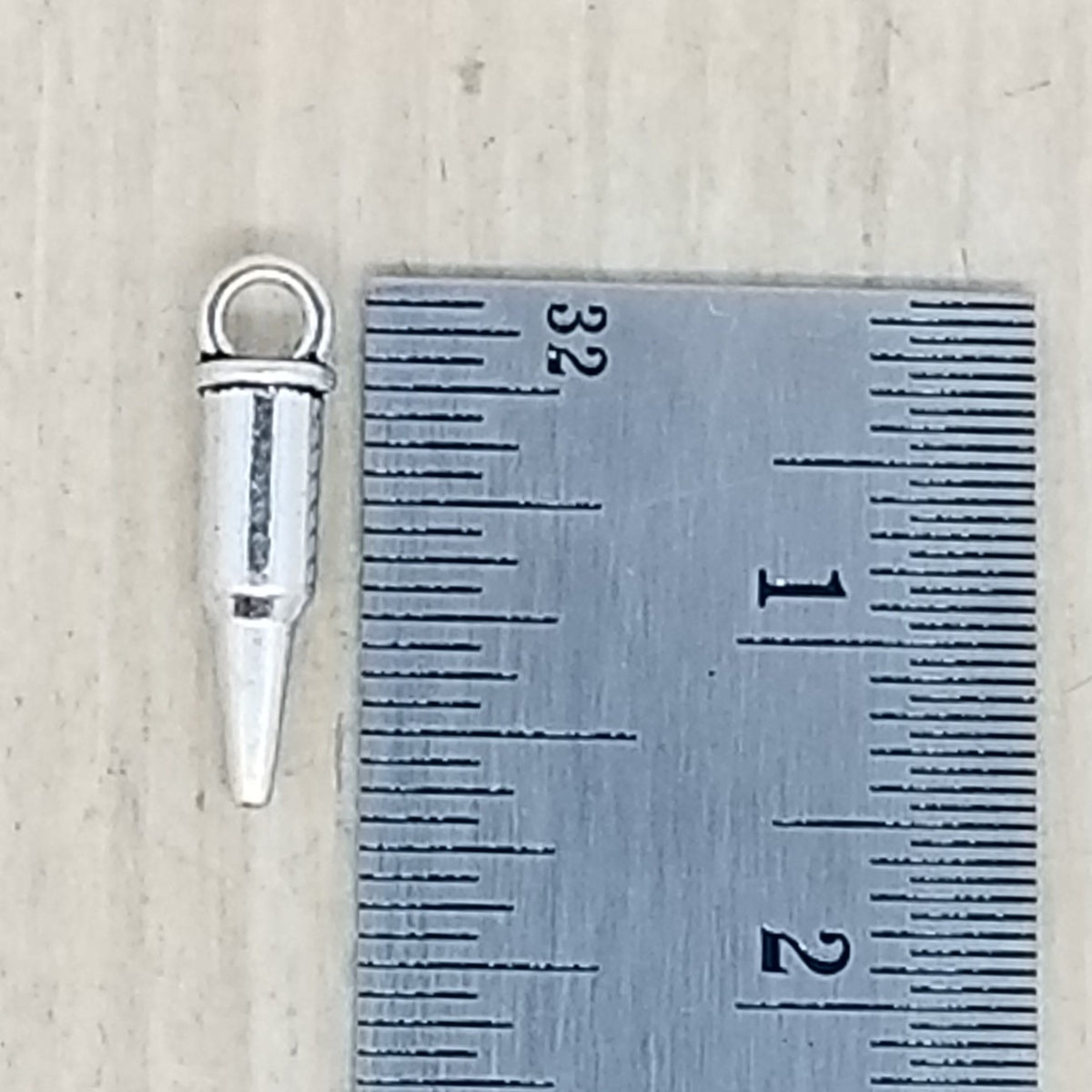 Silver Bullet Charm - lot of 10