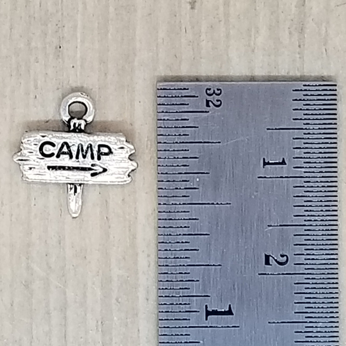Camp Sign Charm - lot of 6