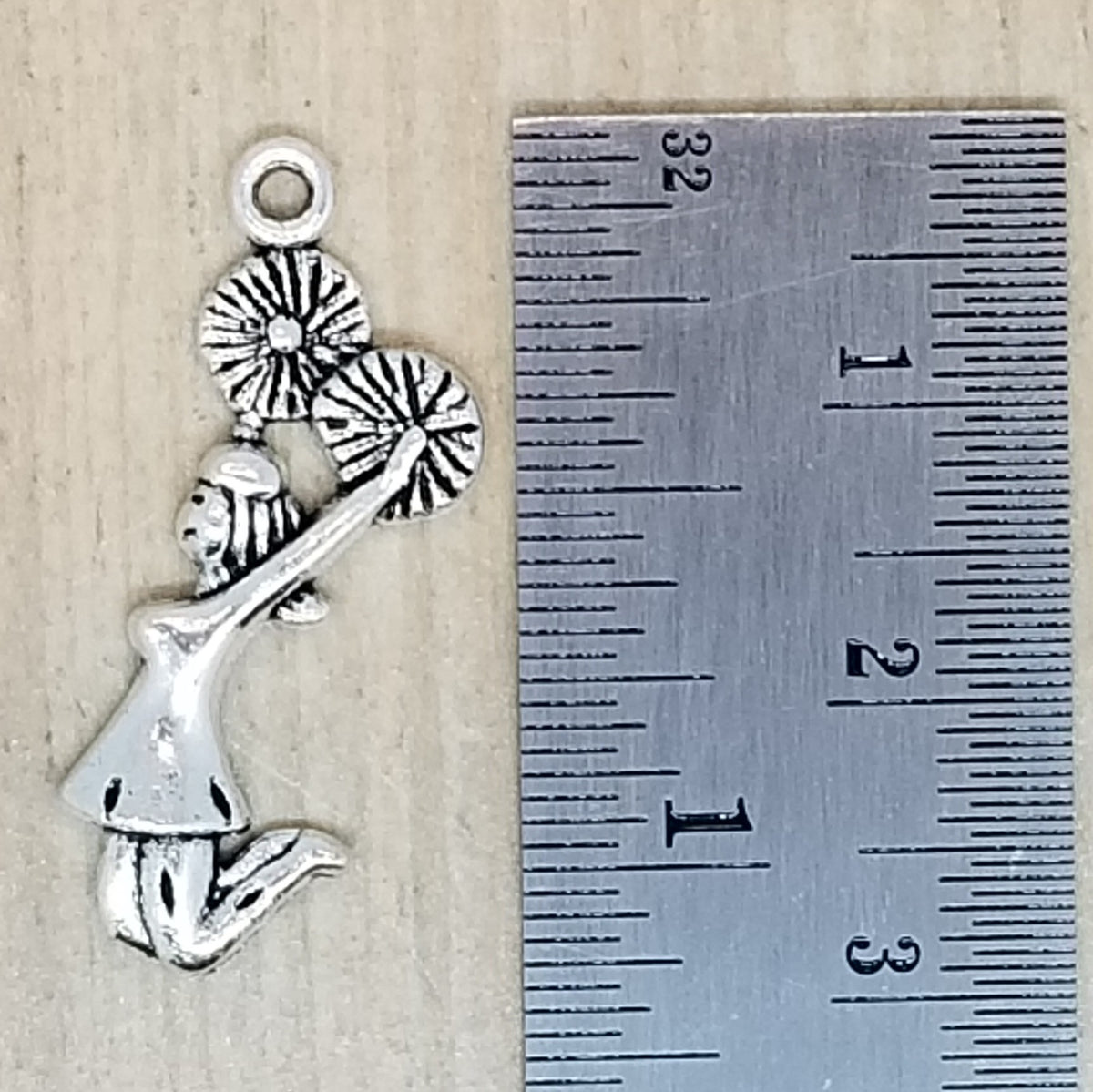 Cheerleader Charm - lot of 8