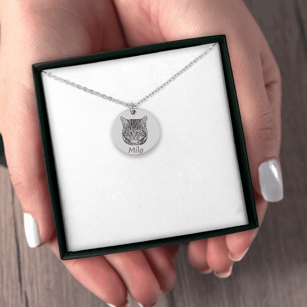 Cat Portrait Necklace