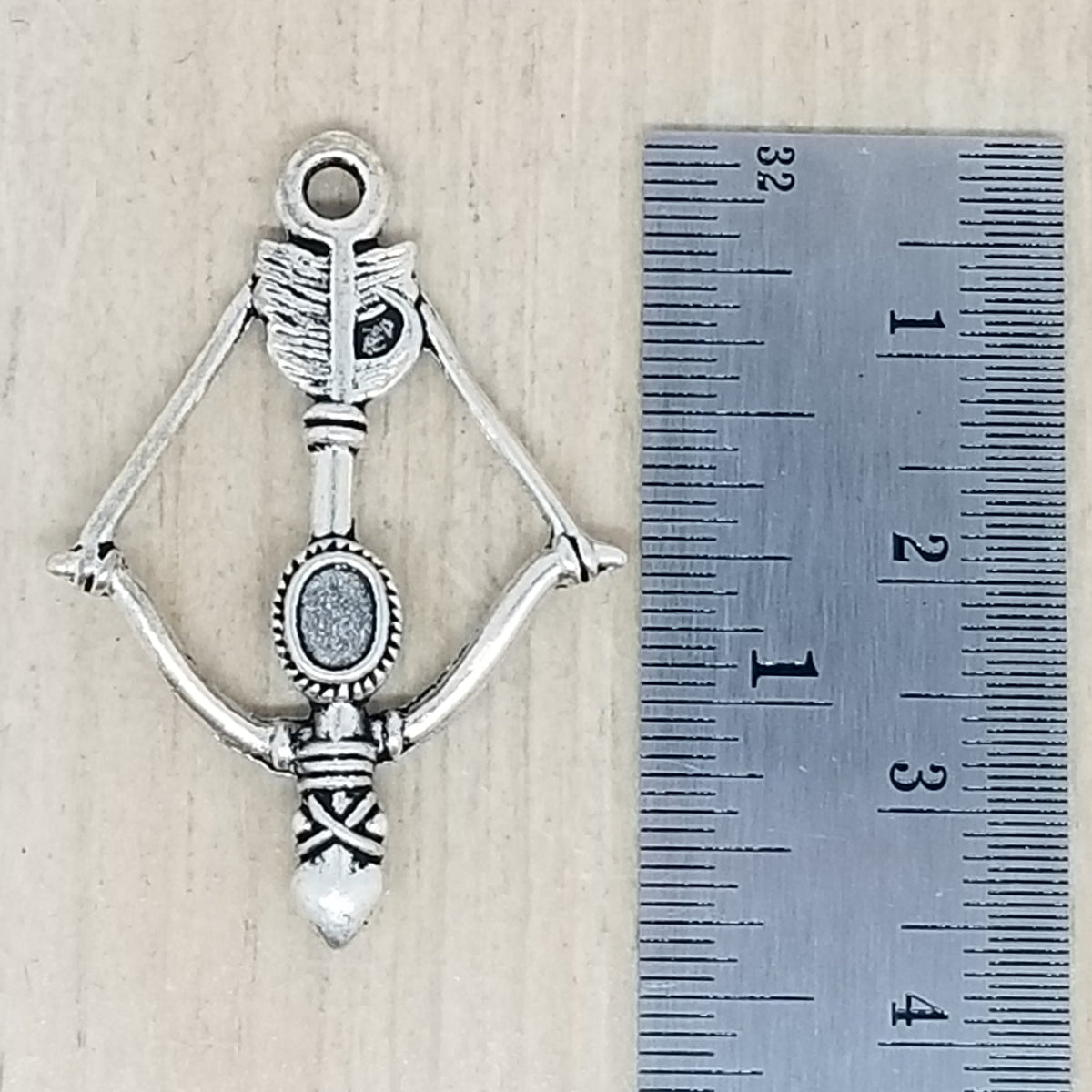 Drawn Bow and Arrow Charm - lot of 5