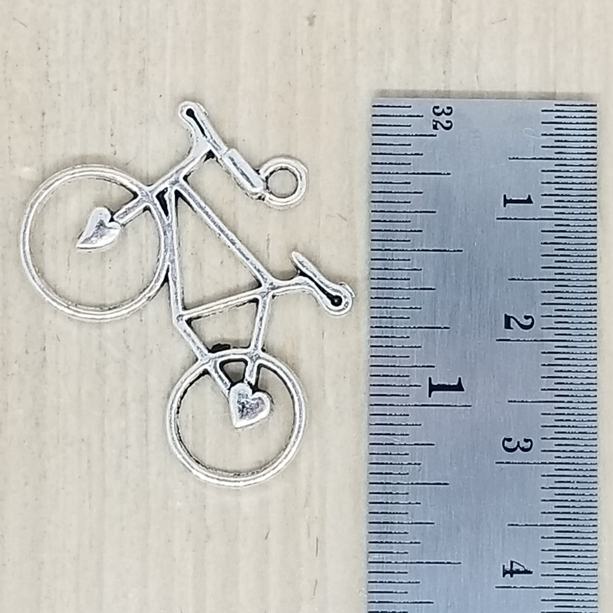 Large Bicycle Charm - lot of 5