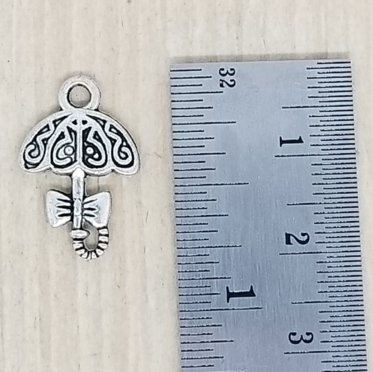 Ornate Umbrella Charm - lot of 10