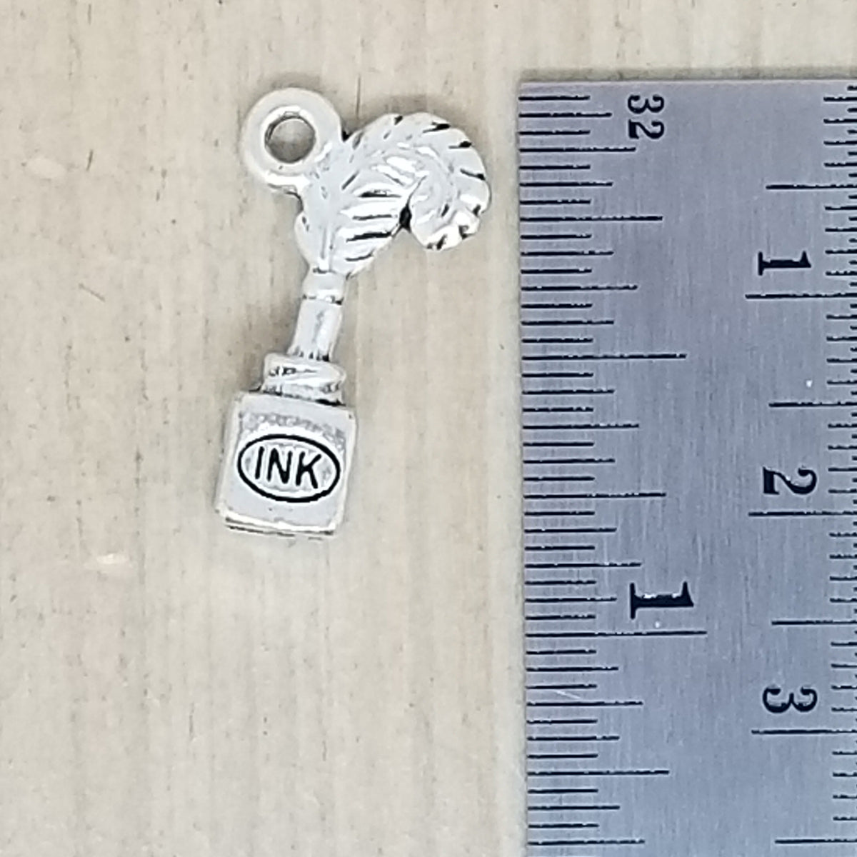 Quill and Ink Charm - Lot of 6