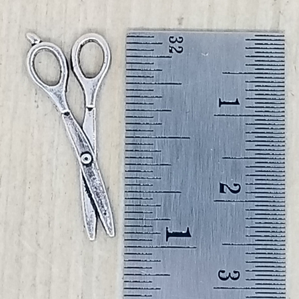 Scissors Charm - lot of 6