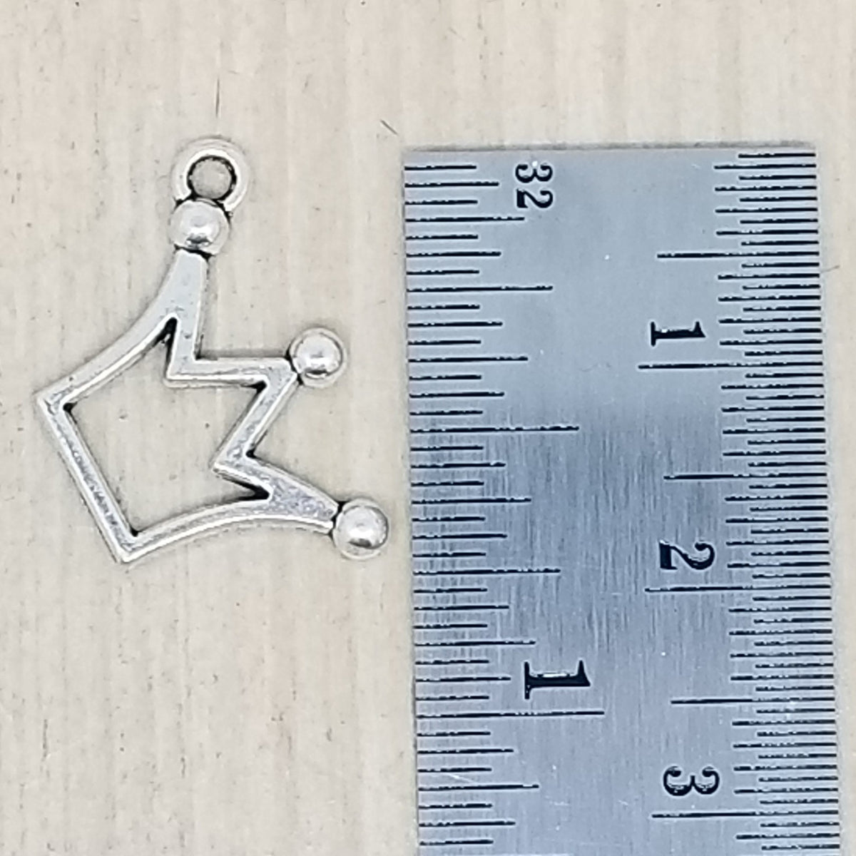Simple Crown Charm - lot of 10