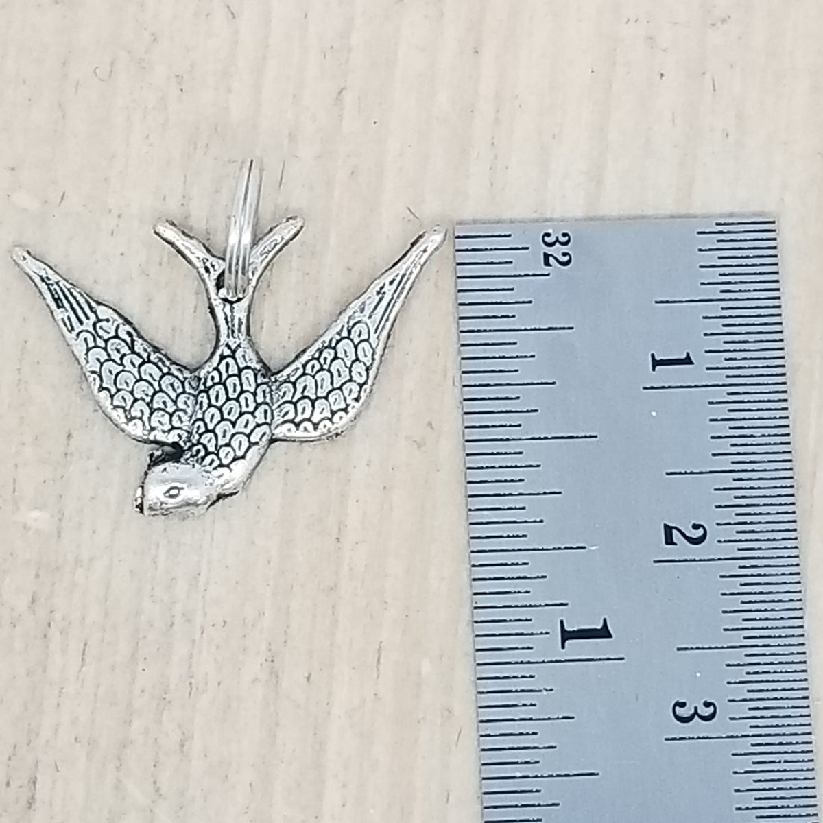 Swooping Bird Charm - lot of 6