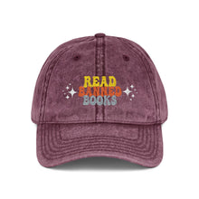 Vintage Embroidered Cap – "Read Banned Books" Retro Cotton Hat