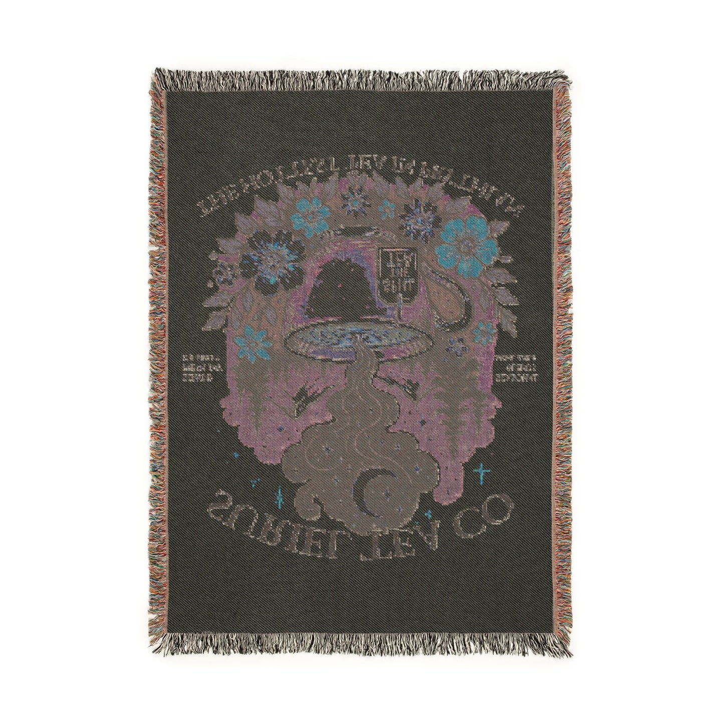 Mystic Tea Co. Woven Throw Blanket