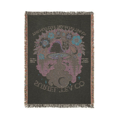 Mystic Tea Co. Woven Throw Blanket