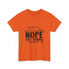 Nope Not Today Cat Tee — Cute Lazy Cat Graphic T‑Shirt