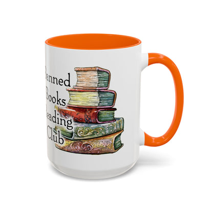 Banned Books Reading Club - Accent Coffee Mug (11, 15oz)