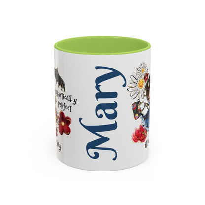 Accent Coffee Mug — 'Practically Perfect in Every Way'