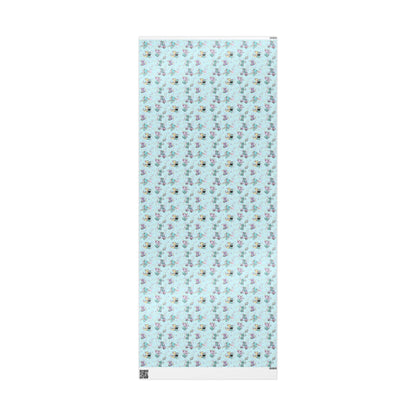 Cute Dragons Gift Wrap (Blue)