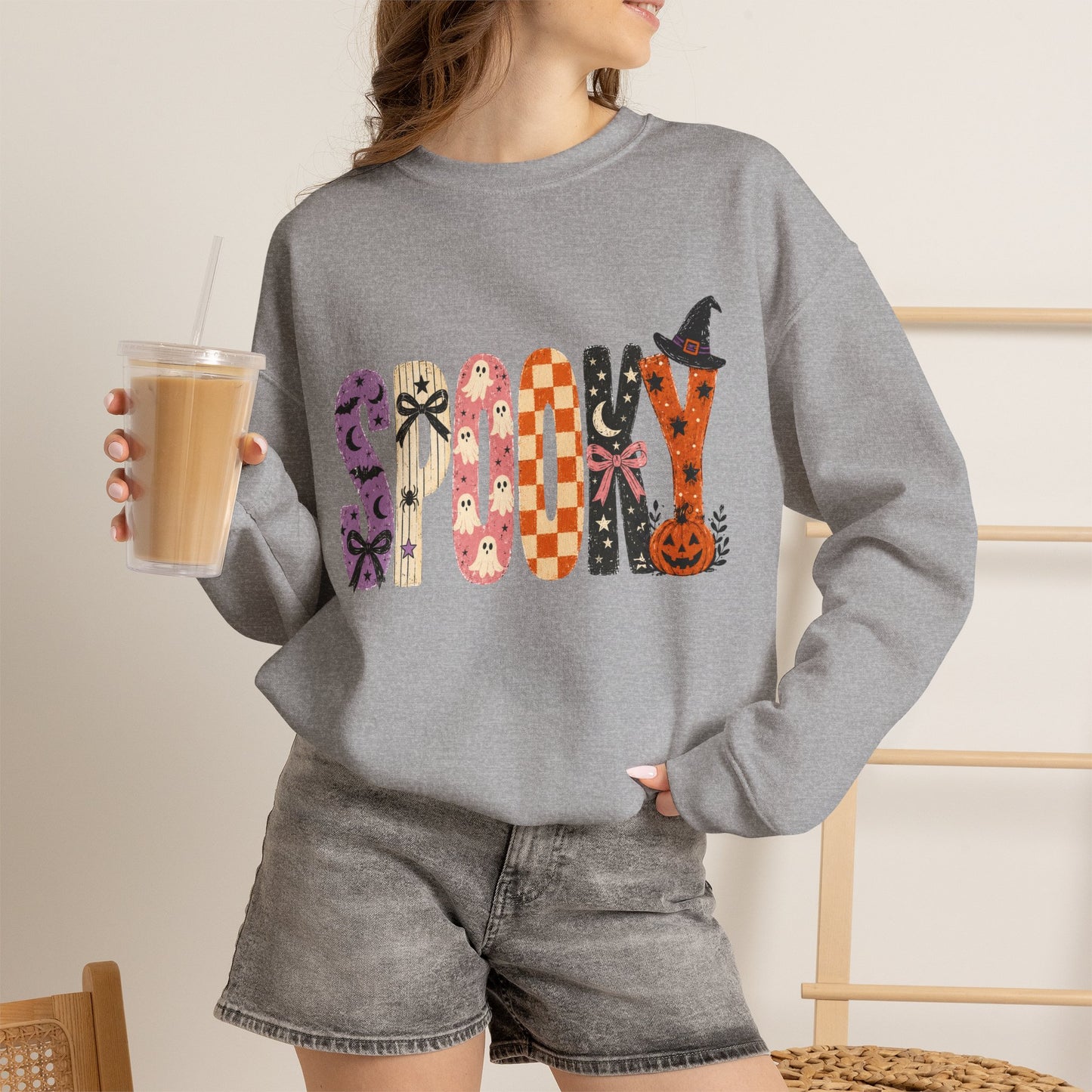 Spooky Halloween Crewneck Sweatshirt