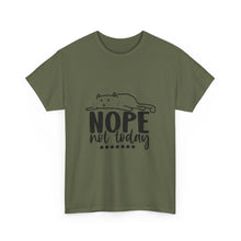 Nope Not Today Cat Tee — Cute Lazy Cat Graphic T‑Shirt