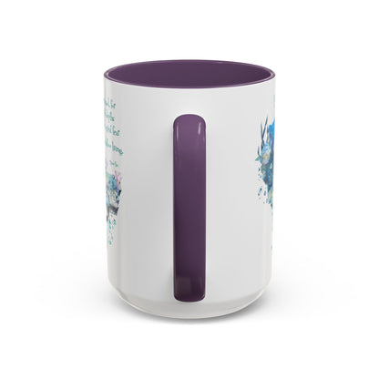 Customizable Mermaid Quote Accent Coffee Mug — Inspirational Ocean Art 11/15oz
