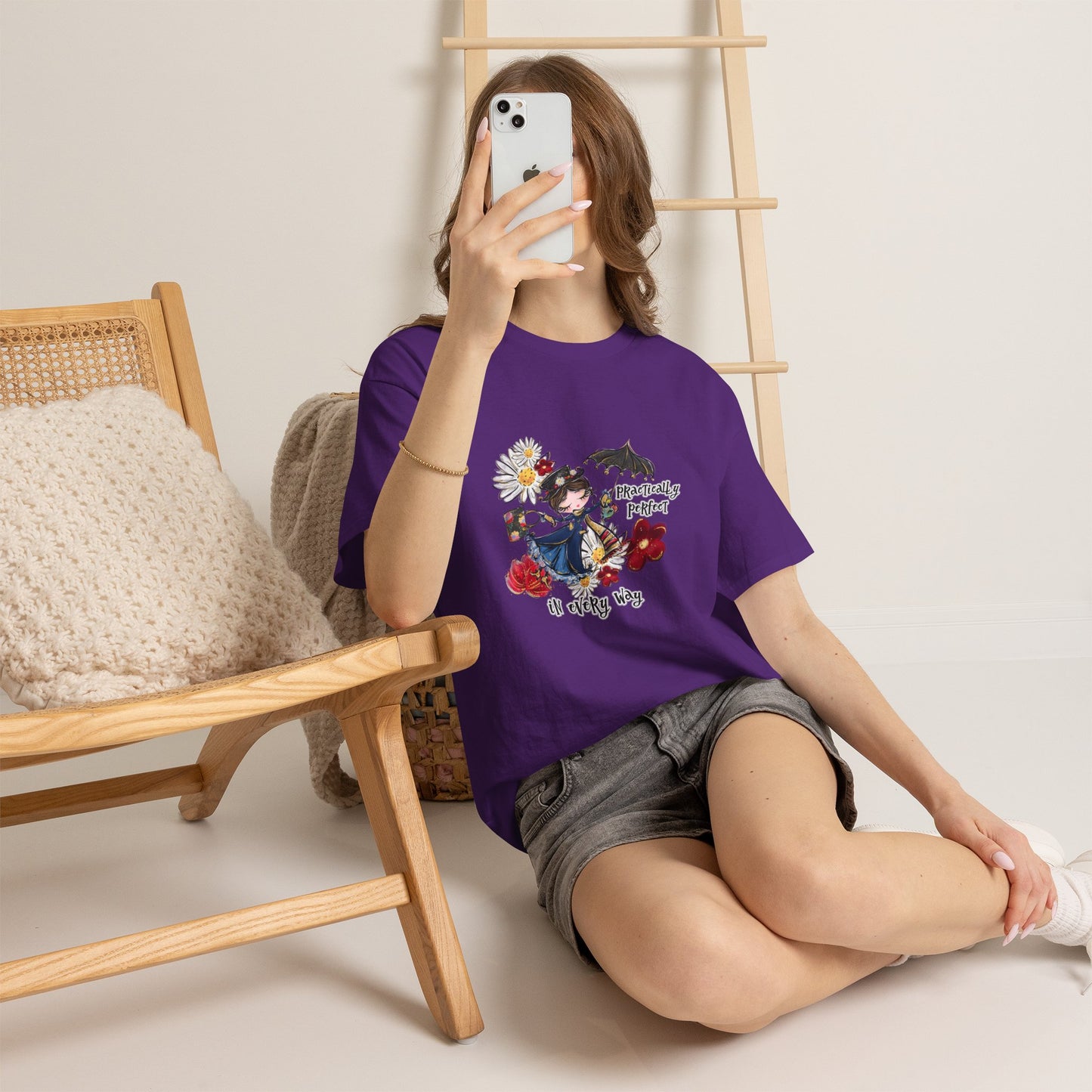 T-Shirt — "Practically Perfect in Every Way" Graphic Tee