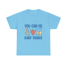 "You Can Do Hard Things" Back to  School Tee with Cute Characters