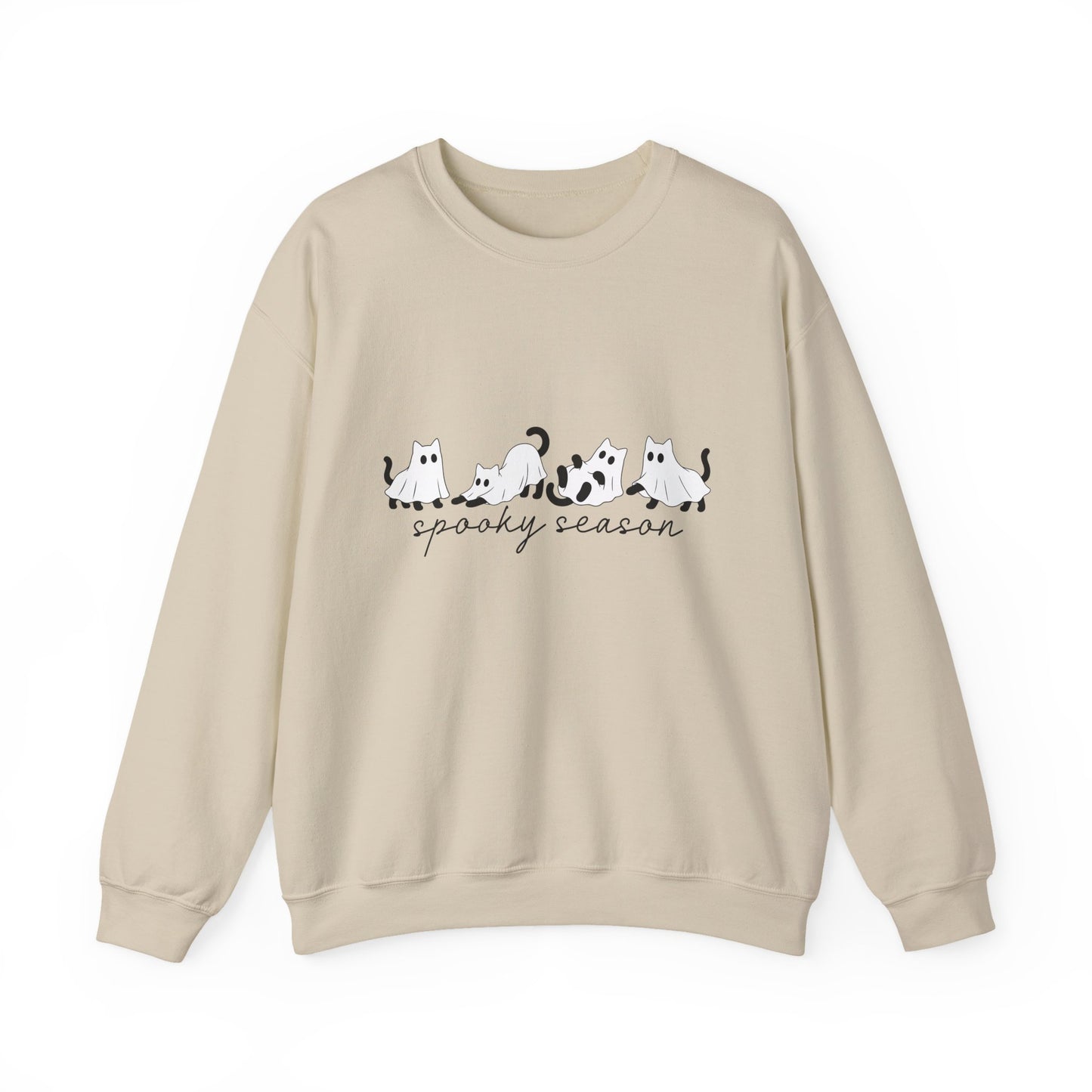 Spooky Season Cats Crewneck Sweatshirt