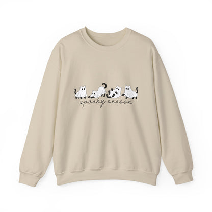 Spooky Season Cats Crewneck Sweatshirt