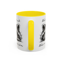 Not My Trash Not My Dumpster Raccoon Accent Coffee Mug