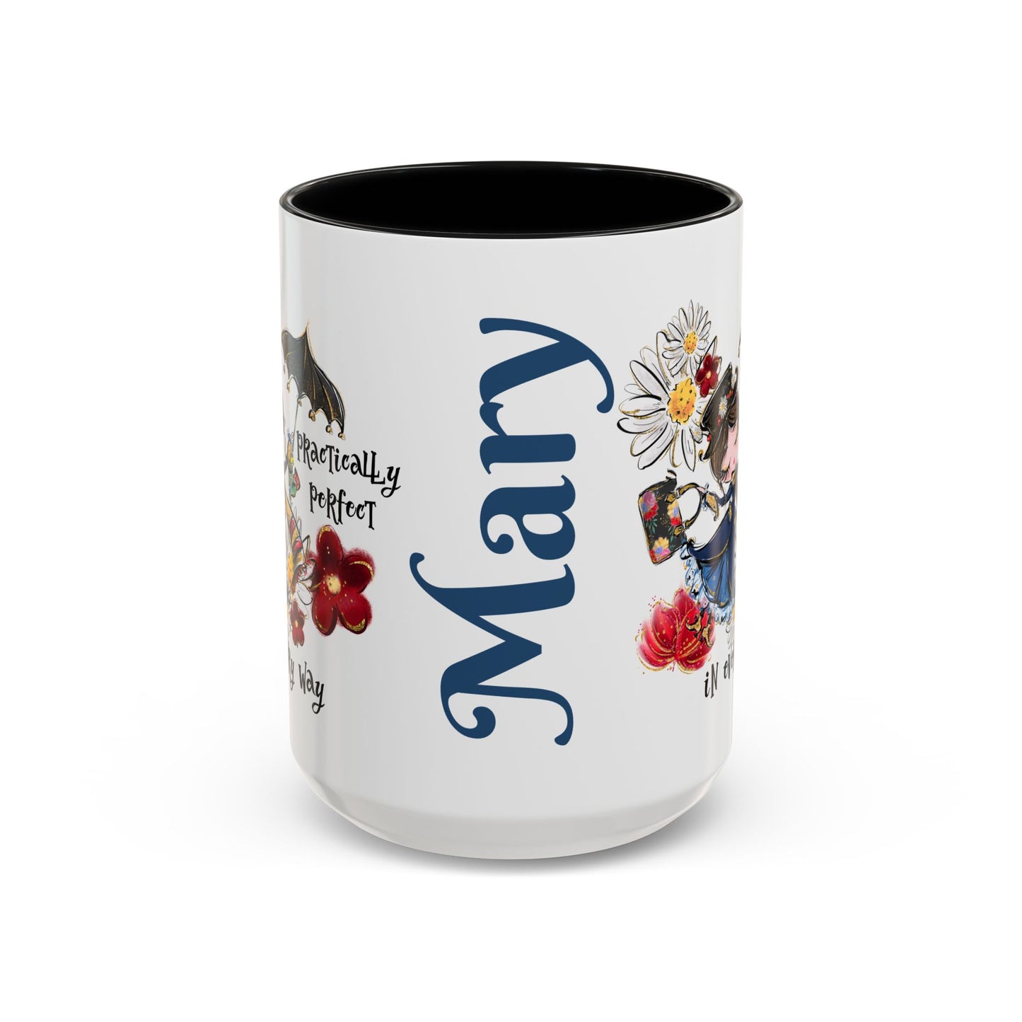 Accent Coffee Mug — 'Practically Perfect in Every Way'