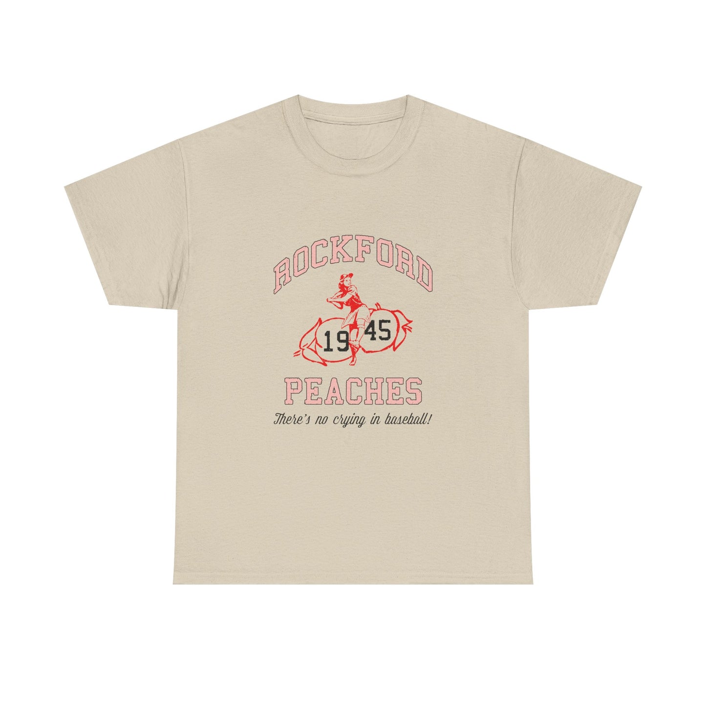 T-Shirt — Peaches 1945 Vintage Softball Retro Graphic Tee