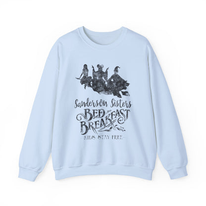 Sanderson Sisters Bed & Breakfast Crewneck Sweatshirt -  Witchy Graphic Pullover